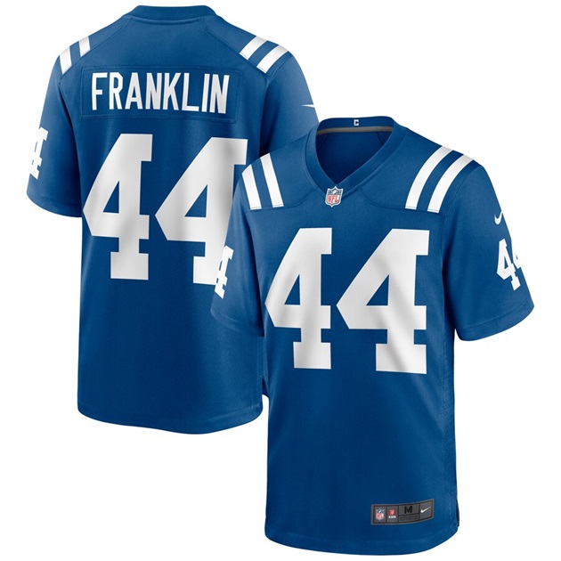 mens nike zaire franklin royal indianapolis colts game jersey